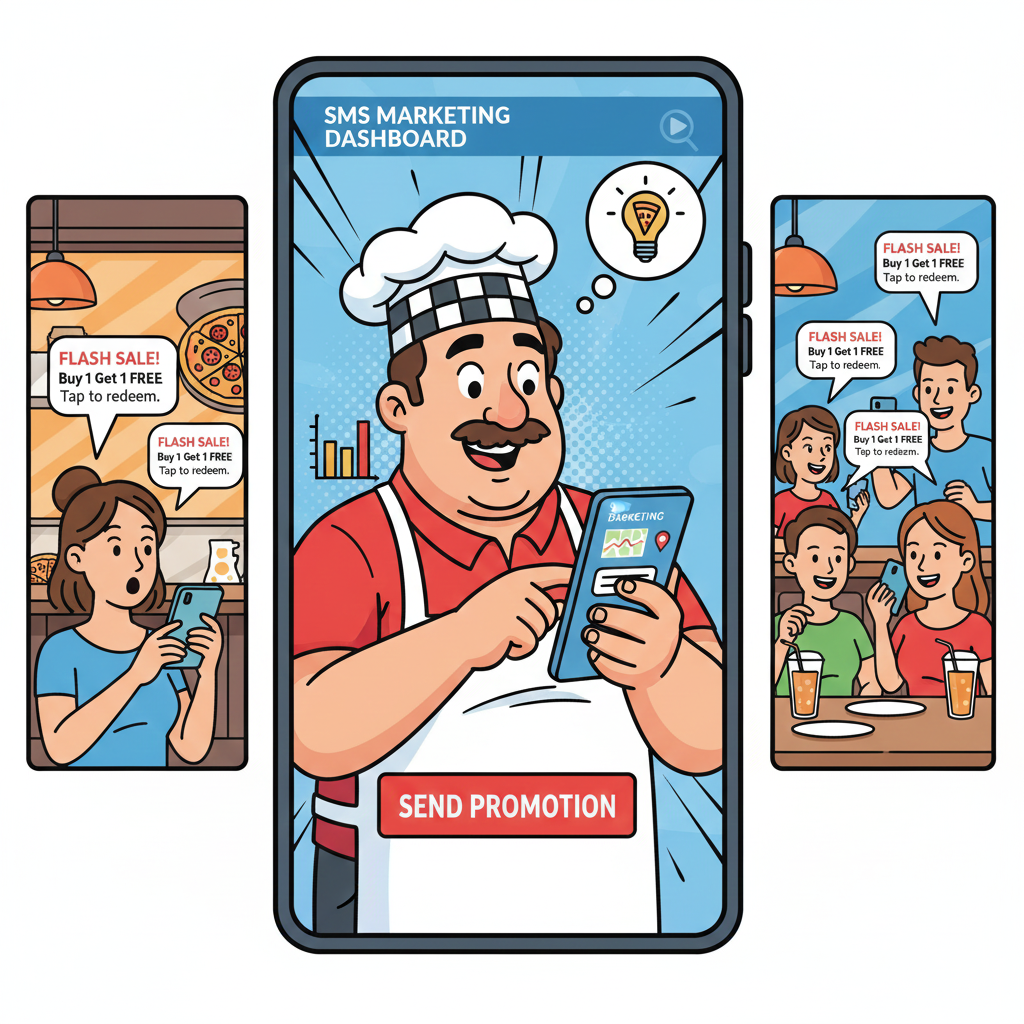 Pizza SMS marketing on Clover